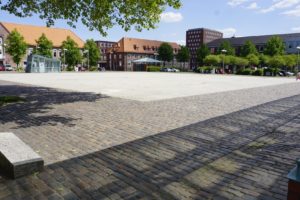 Platz am Sande in Stade, Blick aus Richtung Poststraße