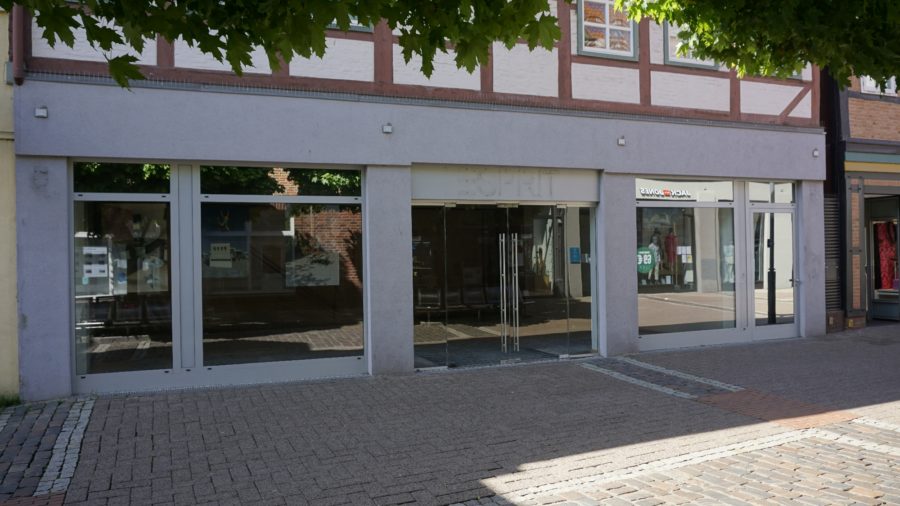 Leerstand in der Holzstraße in Stade, Mai 2020