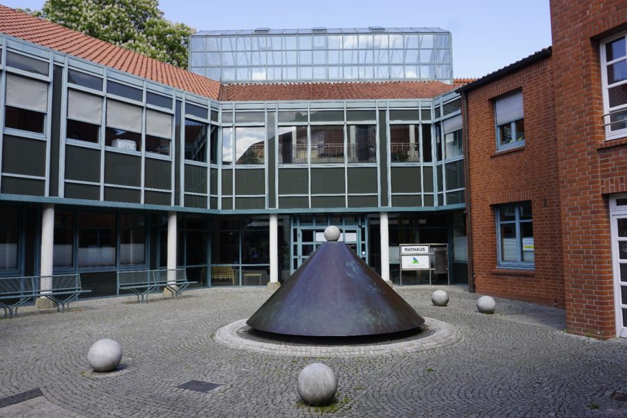 Rathaus Stade, Neubau Haupteingang