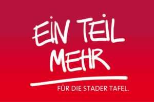 Ein Teil mehr. Aktion der SPD Hansestadt Stade für die Stader Tafel.