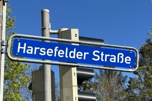 Straßenschild Harsefelder Straße